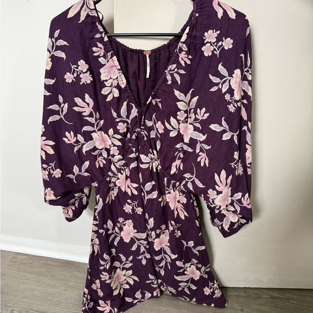 Free People Portia Linen Dress